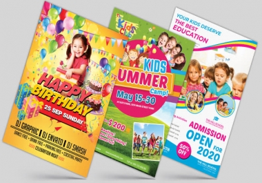 I will design a unique event flyer in One Day