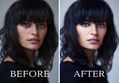I will do skin retouch,  picture editing,  picture enhancement