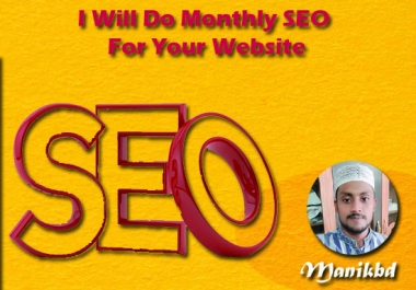 I Will Do Monthly SEO For Your Website