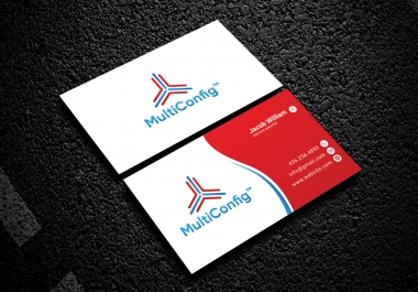 I will design modern,  elegant and professional business card