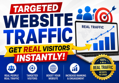 10 000 Targertted Web Traffic - Real Visitors for your website