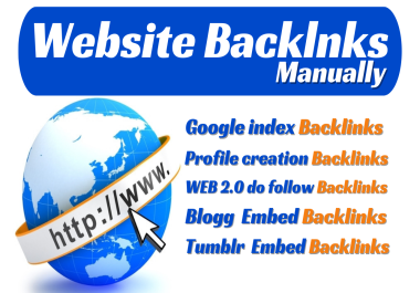 Website ranker dofollow backlinks 555 manually