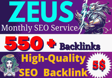 I will create 550 SEO backlinks white hat link building service for google top ranking