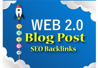 10 Web 2.0,  HQ Backlink Permanent Post with increase rank your website quickly
