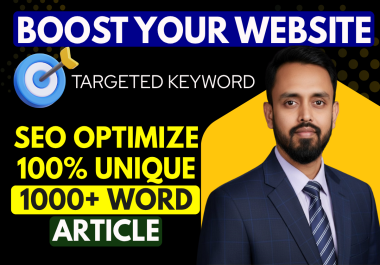 5× 1000 Word Unique Articles - High Quality SEO Optimized Content Writing