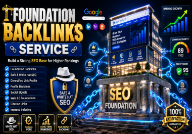 Establish a Strong SEO Foundation with 350 Permanent Foundation Backlinks
