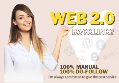 build 2000 authority web 2.0 backlinks for Google 1st page ranking