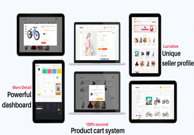 Get a complete multivendore ecomerce website