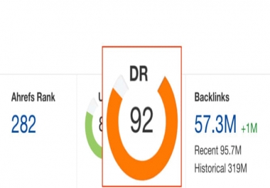 I will create DR 50 homepage permanent backlinks