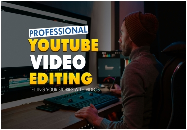 I will do professional youtube video editing in adobe premiere pro