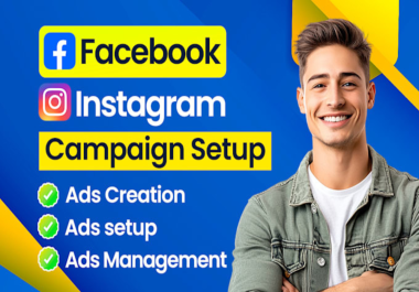 I will setup and fb ads meta face-book ad campaign advertising campaign