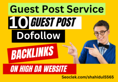 10+ Guest post write Article And Quickly publish on High DA website