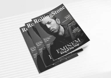 I will design professional magazine cover perfectly