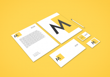 I will design an awesome stationery for you