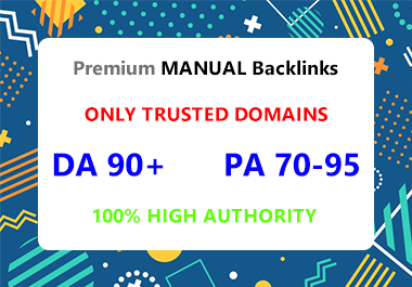30 Premium Trusted Backlinks DA 90