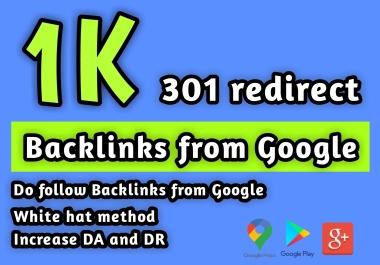 1500 Google Redirect Backlinks