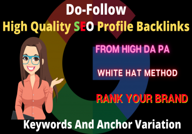 I Will Manually Create 100 Profile Backlinks Creation DA90 Live And Permanent Profile Backlinks