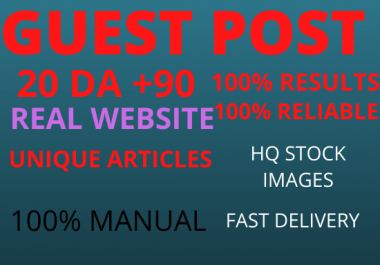 Write And Publish 10 guest post dofollow backlinks high DA 90+