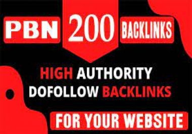 Build 200 HomePage PBN All. COM Domains Backlinks All Dofollo high Quality