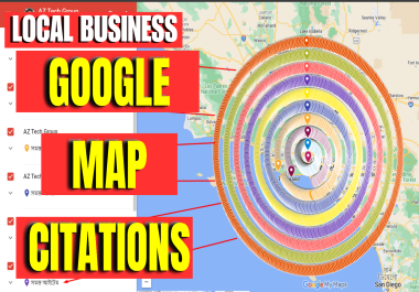 Create 500 Google Maps Citations,  Local SEO Citations For Your business