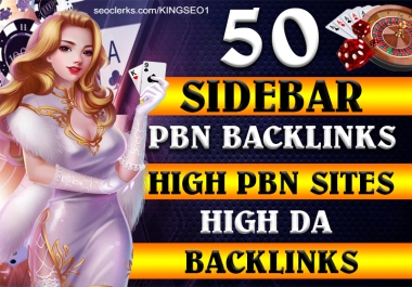 BUY 2 GET 1 FREE OFFERR 50 High Authority Homepage SIDEBAR/FOOTER dofollow backlinks