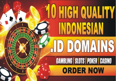 Get PREMIUM 100 Indonesian. ID Domain PBN Backlinks Toto Slot Poker Casino Website Top Results