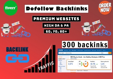 I Will MANUALLY Do UNIQUE dofollow SEO Backlinks on DA70 plus sites