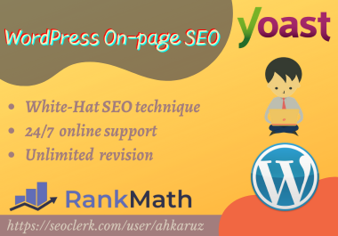 I will do wordpress yoast/rank math SEO optimization for ranking your website