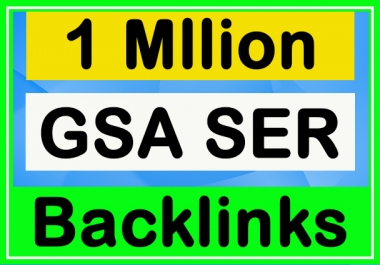 I will create 1 million gsa backlinks for increasing your website