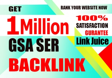 I will do 1 million multi tier dofollow backlinks for faster google indexing 4 days