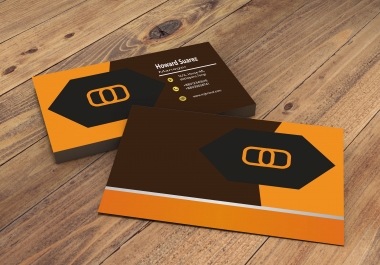 I will make trendy business card for you