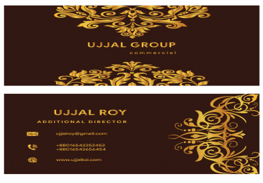 I will create a business card design in 24 hours