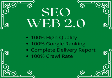I will make 30 web 2.0 profile backlinks physically.