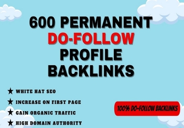 Premium 600 DoFollow Manual Forum Profile high DA SEO backlinks