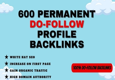 Premium 600 DoFollow Manual Forum Profile high DA SEO backlinks
