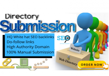 I Will Do 50 HQ Directory Submission White Hat SEO Backlinks