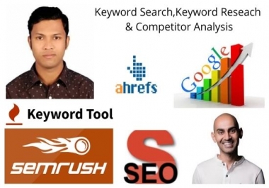 I will provide seo keyword research,  competitor analysis and backlink analysis