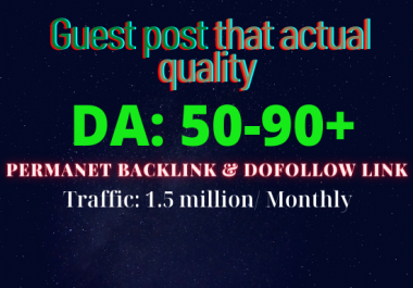 SEO Backlinks,  High DA Guest Posts Quality Service