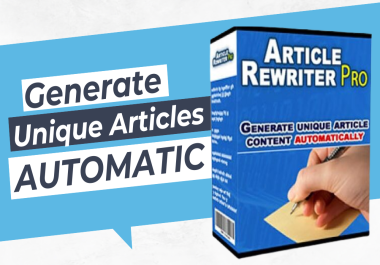 Generate Unique Articles Automatic