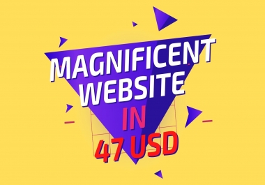 i will create a Magnificent WordPress Website