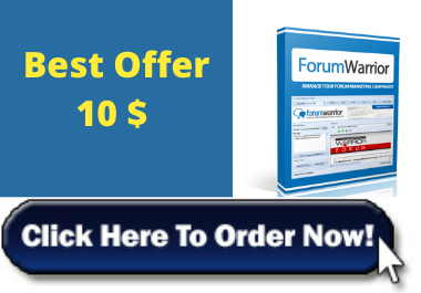 Forum Warrior software to stores all your forums