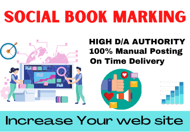 20 Social Bookmarking Low spam score high authority link building Natural permanent Backlinks