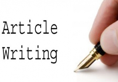 I will manually write you high-end articles 500+ words just 24 hours.