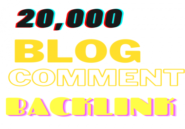 I'll create 20000 GSA blog comment backlinks for your website for google ranking