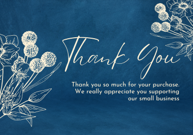 Outstanding Thank You Card Design Within 24 hours