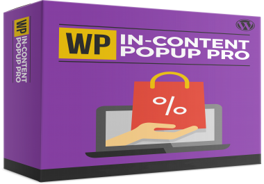 WP In-Content Popup Pro is a new plugin that lets you create attention grabbing popups