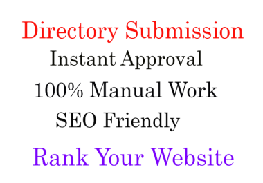100 SEO-Friendly Directory Submission Backlinks.
