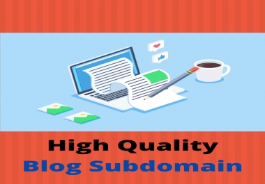 I create a Subdomain Web 2.0 Blogsite