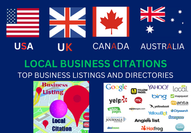 I will list your business to top 20 local directories.