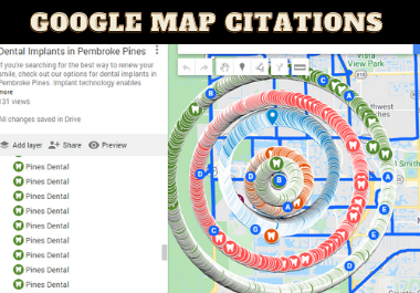 1000 Google map citations rank your GMB,  Business & website